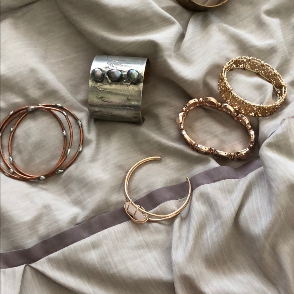 Gold and rose gold jewelry
